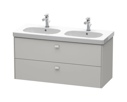 Тумба бетонно-серый матовый 117 см Duravit Brioso BR414800707