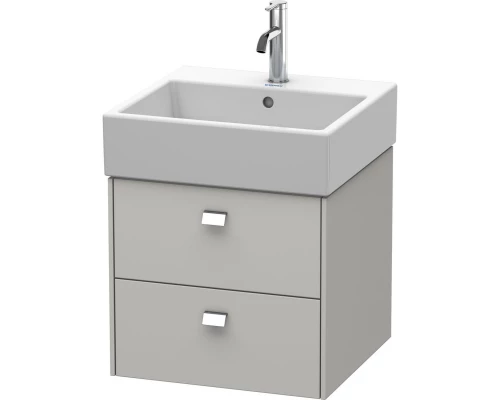Тумба бетонно-серый матовый 48,4 см Duravit Brioso BR415201007