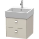 Тумба тауп матовый 48,4 см Duravit Brioso BR415201091