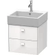 Тумба белый глянец 48,4 см Duravit Brioso BR415202222