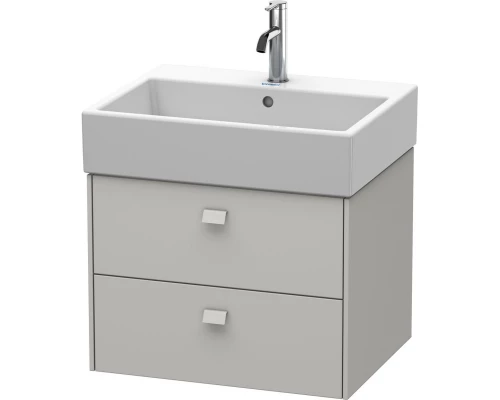 Тумба бетонно-серый матовый 58,4 см Duravit Brioso BR415300707