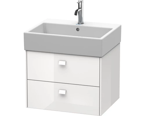 Тумба белый глянец 58,4 см Duravit Brioso BR415302222