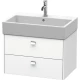 Тумба белый матовый 68,4 см Duravit Brioso BR415401018