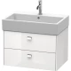 Тумба белый глянец 68,4 см Duravit Brioso BR415401022