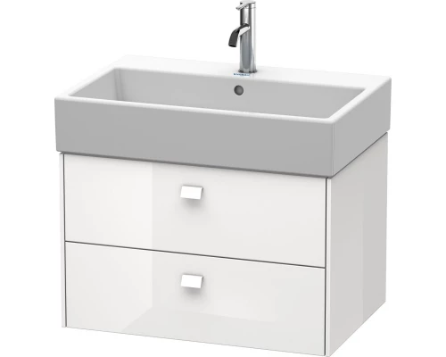 Тумба белый глянец 68,4 см Duravit Brioso BR415402222