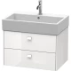 Тумба белый глянец 68,4 см Duravit Brioso BR415402222