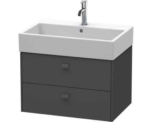 Тумба графит матовый 68,4 см Duravit Brioso BR415404949
