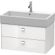 Тумба белый глянец 78,4 см Duravit Brioso BR415501022