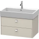 Тумба тауп матовый 78,4 см Duravit Brioso BR415501091