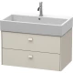 Тумба тауп матовый 78,4 см Duravit Brioso BR415509191