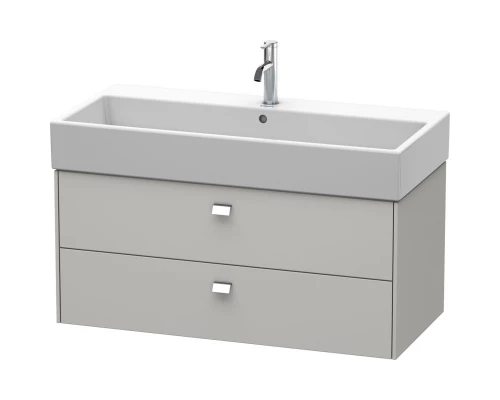 Тумба бетонно-серый матовый 98,4 см Duravit Brioso BR415601007