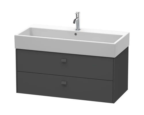 Тумба графит матовый 98,4 см Duravit Brioso BR415604949