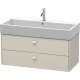Тумба тауп матовый 98,4 см Duravit Brioso BR415609191