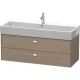 Тумба серый дуб 118,4 см Duravit Brioso BR415701035