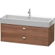Тумба орех 118,4 см Duravit Brioso BR415701079