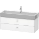 Тумба белый матовый 118,4 см Duravit Brioso BR415701818