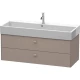 Тумба базальт матовый 118,4 см Duravit Brioso BR415704343