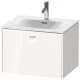 Тумба белый глянец 62 см Duravit Brioso BR421002222