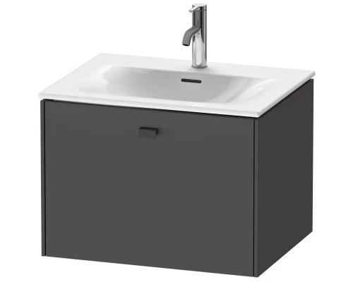 Тумба графит матовый 62 см Duravit Brioso BR421004949