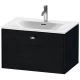Тумба черный дуб 72 см Duravit Brioso BR421101016