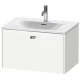 Тумба белый матовый 72 см Duravit Brioso BR421101018