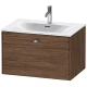 Тумба темный орех 72 см Duravit Brioso BR421101021