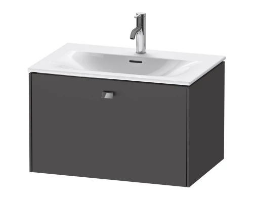 Тумба графит матовый 72 см Duravit Brioso BR421101049