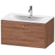 Тумба орех 82 см Duravit Brioso BR421201079