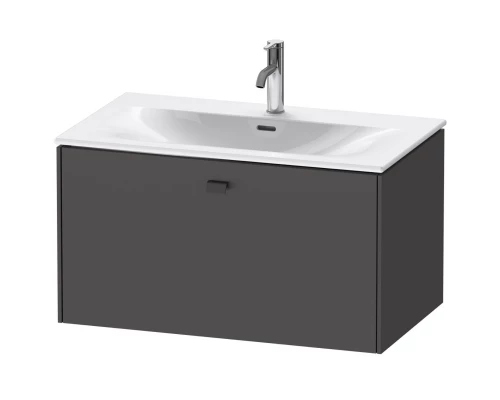 Тумба графит матовый 82 см Duravit Brioso BR421204949