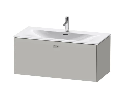 Тумба бетонно-серый матовый 102 см Duravit Brioso BR421300707