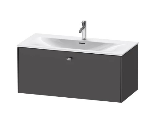 Тумба графит матовый 102 см Duravit Brioso BR421301049