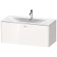 Тумба белый глянец 102 см Duravit Brioso BR421302222