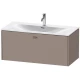 Тумба базальт матовый 102 см Duravit Brioso BR421304343