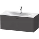 Тумба графит матовый 102 см Duravit Brioso BR421304949