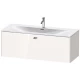 Тумба белый глянец 122 см Duravit Brioso BR421401022
