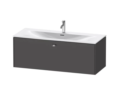 Тумба графит матовый 122 см Duravit Brioso BR421401049