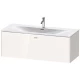 Тумба белый глянец 122 см Duravit Brioso BR421402222
