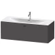 Тумба графит матовый 122 см Duravit Brioso BR421404949