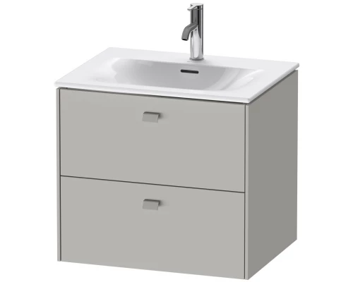 Тумба бетонно-серый матовый 62 см Duravit Brioso BR431000707