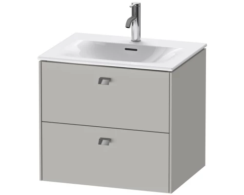 Тумба бетонно-серый матовый 62 см Duravit Brioso BR431001007