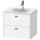Тумба белый матовый 62 см Duravit Brioso BR431001018