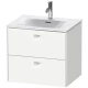 Тумба белый матовый 62 см Duravit Brioso BR431001818