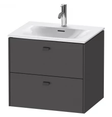 Тумба графит матовый 62 см Duravit Brioso BR431004949