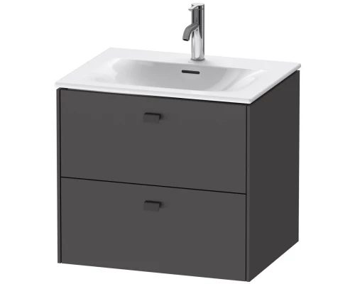 Тумба графит матовый 62 см Duravit Brioso BR431004949