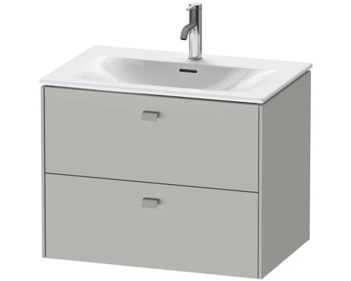 Тумба бетонно-серый матовый 72 см Duravit Brioso BR431100707