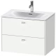 Тумба белый матовый 72 см Duravit Brioso BR431101818