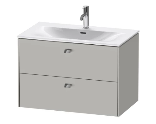 Тумба бетонно-серый матовый 82 см Duravit Brioso BR431201007
