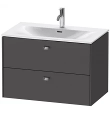 Тумба графит матовый 82 см Duravit Brioso BR431201049