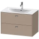 Тумба лен 82 см Duravit Brioso BR431201075