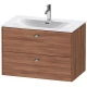 Тумба орех 82 см Duravit Brioso BR431201079